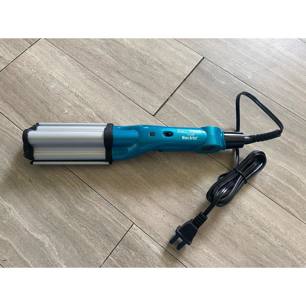 New Tigi Bed Head Waver Artist Blue Deep Wave Artist Curling Iron Waver